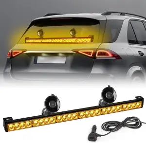 27 Zoll LED Notfall-Stroboskoplicht 24LED, 12V Warnblinker für LKW, Verkehrsführ