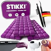 STIKKI Reinigungsknete Handy & Kopfhörer - Reinigungsset für Lautsprecher, Ladeb