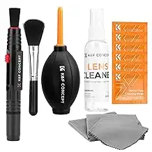 K&F CONCEPT 15 in 1 Professionelles Reinigungsset für DSLR-Kameras & Sensible El