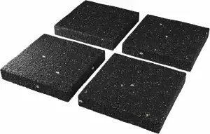 Waschmaschinenunterlage Pads 4 STÜCK 9x9x1 cm - Gummipads Anti Vibrationsdämpfer