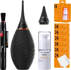 K&F CONCEPT 10 in 1 Reinigungsset Reinigungs Kit für DSLR Kamera Objektive Handy
