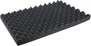 HMF 14565 Noppenschaumstoff, Akustikschaumstoff | 345 x 550 mm | Double-Size | K