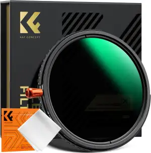 K&F CONCEPT 67mm Variabler ND2-32 (1-5 Blendenstufen)&Polfilter(CPL Filter)& Bla