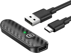 ATUMTEK Bluetooth-Fernauslöser, Design in Carbonfaser, Wiederaufladbare Kamera-F