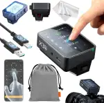 Godox X3 Pro X3PRO-N TTL Funk-Blitzauslöser für Nikon, 2.4GHz Wireless X System, Bluetooth & APP Steuerung, Touchscreen, HSS, Shutter Control, USB-C Schnellladung, Kompakter Funk-Trigger