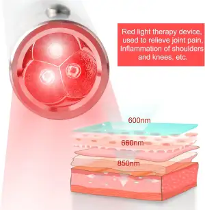 VAYALT Infrarot Handgerät Therapie Taschenlampe, Therapy Lindert Knie Gelenk Mus