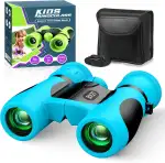 Fernglas Kinder 8X21 mit Vogelbeobachtungs-Buch, Mini Fernglas Kinder Spielzeug ab 3-12 Jahre, Outdoor Spielzeug Fernrohr Ostergeschenke für Kleine Junge - Konzert, Fußballspiel‌, Wandern