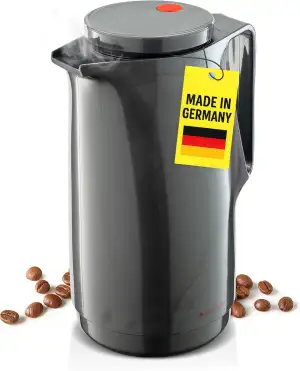 ROTPUNKT Isolierkanne 1L - Premium Kaffekanne Made in Germany I Hält bis zu 24 S