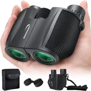 Aurosports Fernglas 10x25 Kompakt Ferngläser Kinder Erwachsene - Fernglas Klein 