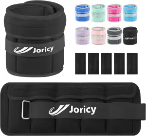 JORICY Gewichtsmanschetten Fuß Hand Verstellbares Gewichte für Beine und Arme 1 