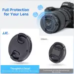 JJC 52mm Objektivdeckel Snap-on Kamera Objektivkappe mit Lens Cap Keeper für Fuji XC 15-45mm f3.5-5.6 für Canon EF-S 24mm f2.8 RF35mm F1.8 EF-M 18-55mm und Andere Objektive mit 52mm Filtergewinde