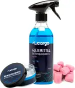 LICARGO® Reinigungsknete Set - Tiefenglanz für Deinen Lack - 100g Lackknete, 500ml Gleitmittel - ...