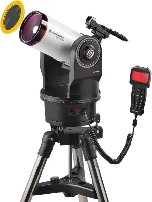 Bresser Teleskop Messier MCX-102 mit 1470mm Brennweite und GoTo Teleskop EQ/AZ m