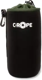 C-Rope Neopren Objektivbeutel mit Fleece-Fütterung, Objektivköcher für Objektive und Kamerazubehör, Größe XL