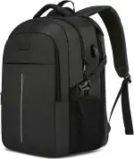 Groß Herren Laptop Rucksack 17 Zoll Laptoptasche für Schule Arbeit mit USB Ladeanschluss Wasserdi...