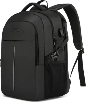 Groß Herren Laptop Rucksack 17 Zoll Laptoptasche für Schule Arbeit mit USB Ladea