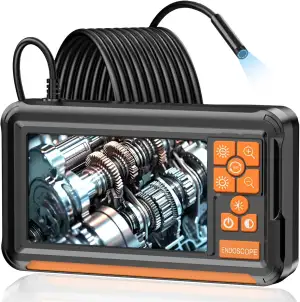 Endoskopkamera mit Licht, 4.3-Zoll-IPS- Bildschirm, 7.9mm IP67 wasserdichte Insp