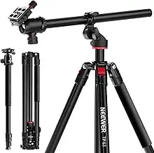 NEEWER 90 Zoll hohes horizontales Kamerastativ Einbeinstativ mit Kugelkopf, Meta