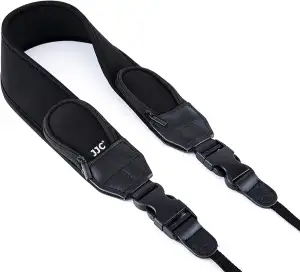 JJC Breites Neopren Riemen (Gurt, Tragegurt, Trageriemen) mit Quick Release Clip