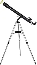 Bresser Einsteiger Linsen-Teleskop Sirius 70/900 AZ mit Smartphone-Adapter, Sonn