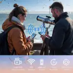 Elektronische WiFi-Okularkamera, 4MP 2K-Videoaufzeichnung Integrierte WiFi-Apps Elektronische Okularkamera für 1,18-1,97-Zoll-Teleskope