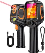 FOXWELL Wärmebildkamera RT280, 320 X 240 2,8“ LCD Bildschirm tragbare Infrarotkamera, 240x180 TIS...
