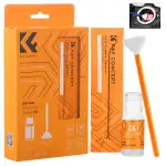 K&F CONCEPT Sensor Reinigungsset mit 10pcs Mikrofaser Swabs 24mm für Vollformat-Kameras und 20ml ...