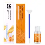K&F CONCEPT Full Frame Reinigungsset 2-in-1 für Sensor und Sucher – 5 Stück + 20ML Reinigungsflüssigkeit – 24 mm Kompatibel mit Digitalen Mirrorless- und DSLR-Kameras (CCD/CMOS)