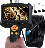Daxiongmao Boroskop, Endoskop-Kamera mit Licht, IP67 wasserdichtes Endoskop, 1080P HD Inspektionskamera, Boroskop-Kamera mit Licht, 16.5ft Flexible Endoskop-Kamera, Gadgets für Männer (4.3")