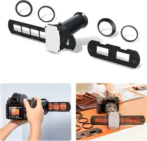JJC ES-2 Filmdigitalisierungsadapter-Set, Negativ-Kopier Adapter für Canon Sony 