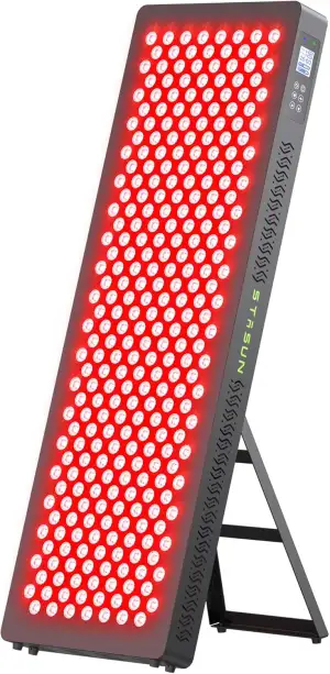 STASUN Dual-Chip Rotlicht Therapiegerät,4 Spektren 660&850nm Vollkörper-Rotlicht