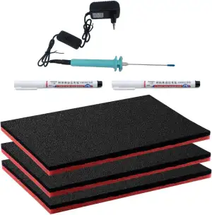 3 Stück 45 * 30 * 2.5CM SäTze Precision Defined Werkzeugkiste Schaumstoff,Schaum