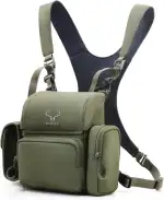 Fernglas Hanress Chest Pack: Bino Case mit Entfernungsmesser Tasche und Regenschutz für Jagd Wand...