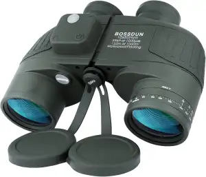Marine Fernglas 10x50 wasserdicht mit Kompass & Entfernungsmesser, Militärferngl