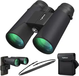 Kylietech Fernglas 12x42 HD Kompakte Ferngläser wasserdicht für Vogelbeobachtung