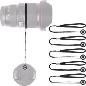 LENS-AID Objektivdeckel Halter mit Schnur für Lens-Caps: Universal Sicherung mit