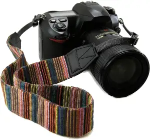 Kameragurt für Frauen,Retro Böhmen Kamera Nackengurt für Alle DSLR Digitalkamera