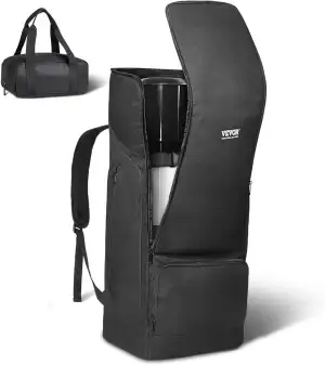 VEVOR Teleskoptasche, 76cm, Teleskop-Transporttasche mit sicherem Gurt, Taschen 