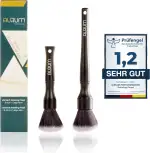 Aurum-Performance® Detailing Pinsel Auto 2er Set ultraweich - KFZ Reinigungspinsel zur professionellen Autopflege Innen & Außen - Car Detail Brush, Innenraum Reinigung, PKW Waschpinsel Ultrasoft