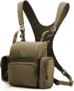 Fernglas Hanress Chest Pack: Bino Case mit Entfernungsmesser Tasche und Regenschutz für Jagd Wand...