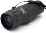 Technaxx 10 x 25 Monokular TX-176 für Wandern, Jagd, Reisen, Vogelbeobachtung usw. - Kompaktes Campingzubehör für jedermann (schwarz)