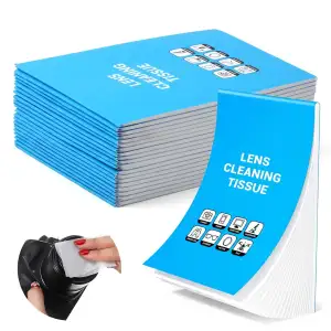 1000 Blatt Linsenreinigungspapier Fusselfreie Reinigungstücher Einweg-Linsenreinigungstücher fuss...