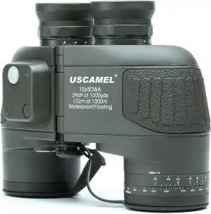 USCAMEL 10X50 Marine Fernglas für Erwachsene mit Entfernungsmesser Kompass, Mari
