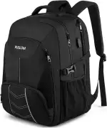 Extra Großer Rucksack Herren 55L Wasserdicht 18.4 Zoll Laptoptasche Arbeit Laptop mit USB Ladeans...