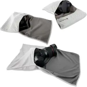 LENS-AID Einschlagtuch für Kamera, Objektiv usw., Kameratasche BZW. Beutel als S