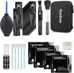 Professional DSLR-Kamerareinigungsset mit APS-C Reinigungstupfern, Mikrofasertüchern, Linsenreinigungsstift, für Kameraobjektiv, optisches Objektiv und Digitale Spiegelreflexkameras