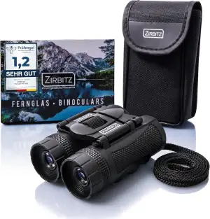 HD Fernglas 8x25 kompakt & leicht - Leistungsstarkes Allround Taschenfernglas fü