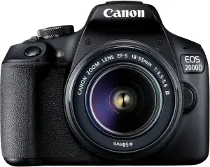 Canon EOS 2000D Spiegelreflexkamera - mit Objektiv EF-S 18-55 F3.5-5.6 III (24,1