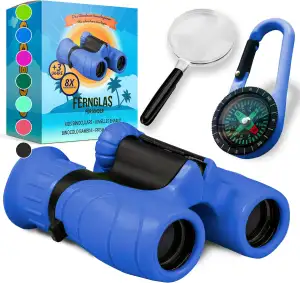 Fernglas für Kinder - Optimales Geschenk für Jungen und Mädchen - Starke Vergröß