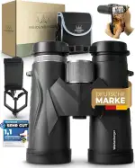 Fernglas 12x42, [TESTSIEGER] Magnesium Fernglas mit Nitrogenfüllung und wasserdicht, für Erwachse...